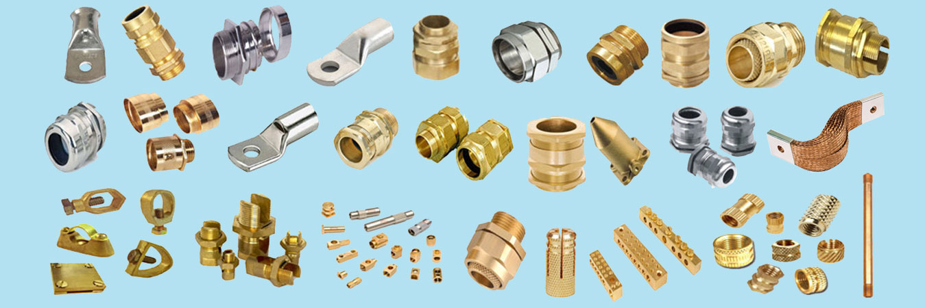 Copper Cable lugs, Aluminium Cable, Brass Lugs and Cable Glands